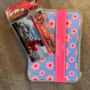 NWT Ladybug Stationery Set and Laptop Case